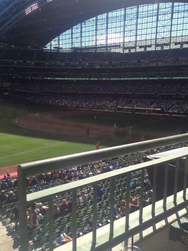 American Family Field, section: 229, row: 1, seat: 5