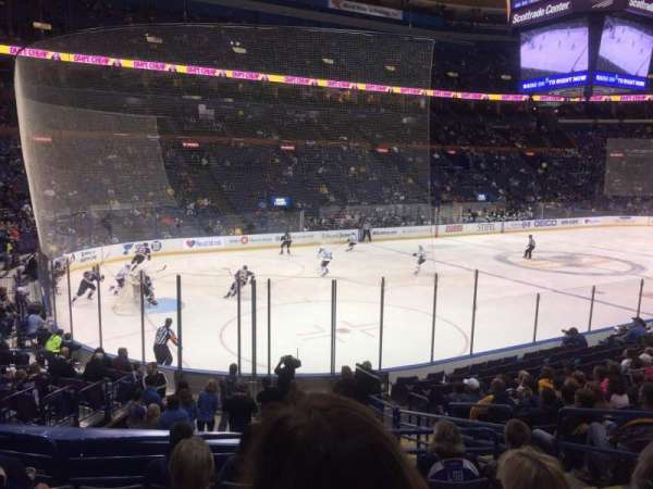 Enterprise Center, section: 119, row: R, seat: 4
