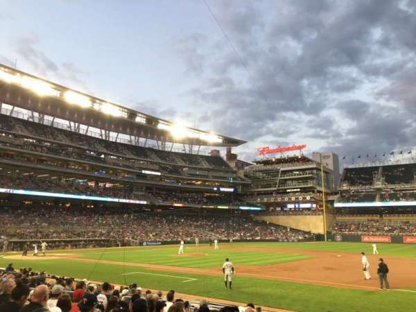 Target Field, section: 2, row: 13, seat: 6