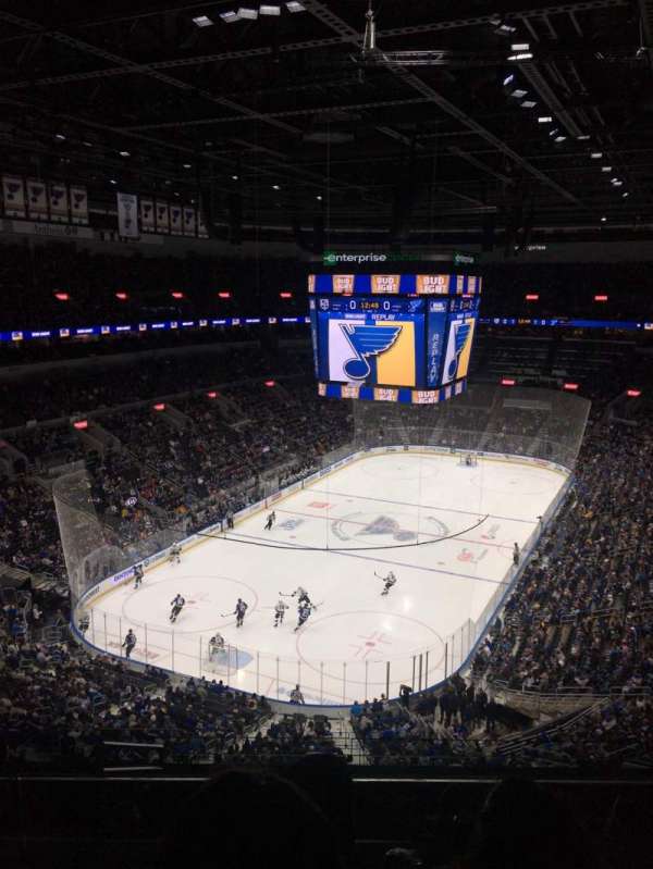 Enterprise Center, section: 326, row: J, seat: 18