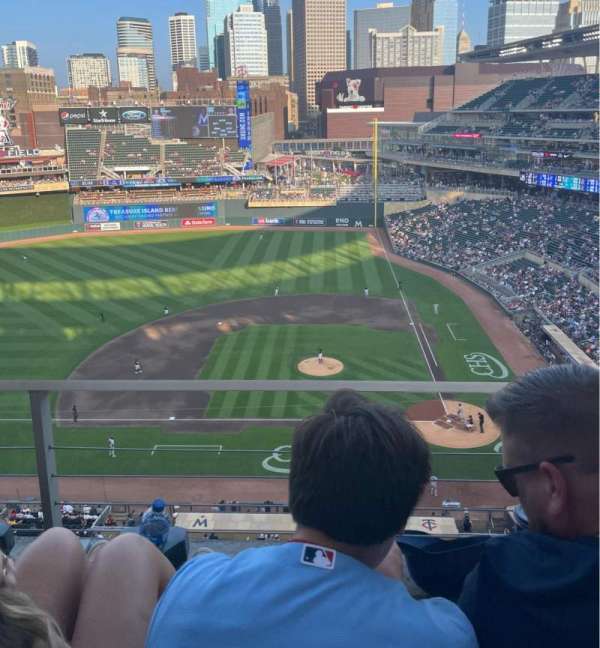 Target Field, section: 320, row: 2, seat: 2