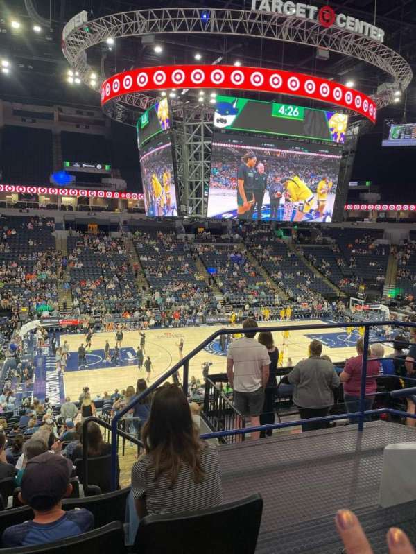 Target Center, section: 113, row: Z, seat: 2