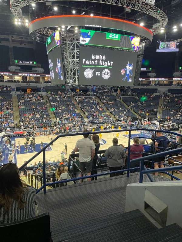 Target Center, section: 113, row: Z, seat: 1