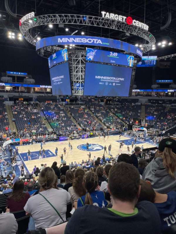 Target Center, section: 113, row: Z, seat: 10