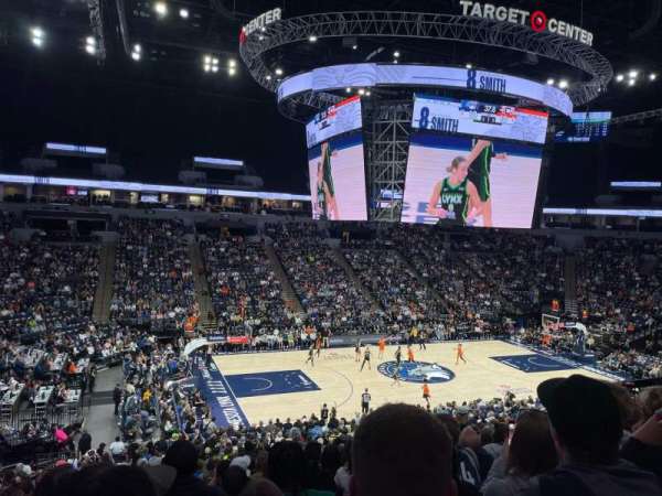 Target Center, section: 113, row: Z, seat: 12
