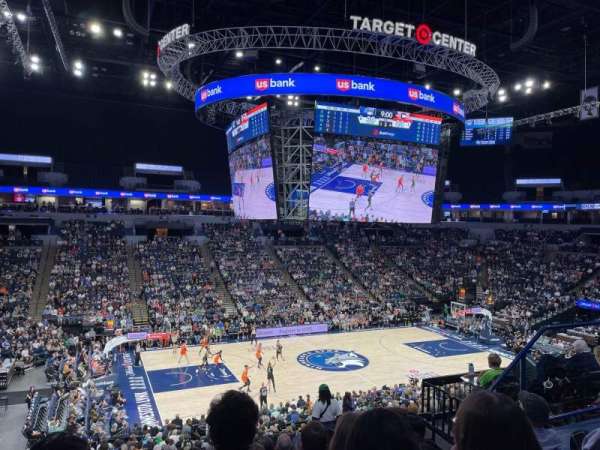 Target Center, section: 113, row: Z, seat: 7