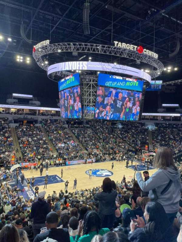 Target Center, section: 113, row: Z, seat: 13