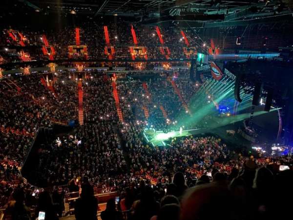 Kaseya Center, section: 310, row: 14, seat: 18