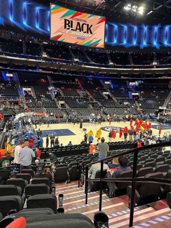 Intuit Dome, section: Main 12, row: 9, seat: 1