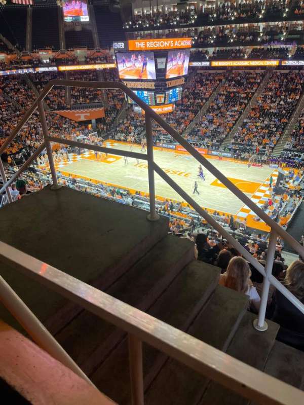 Thompson-Boling Arena, section: 318, row: 1, seat: 12