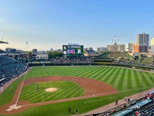 Wrigley Field, section: 322R, row: 3, seat: 12