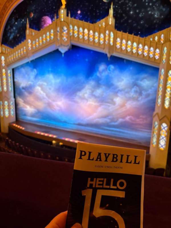 Eugene O'Neill Theatre, section: Mezzanine R, row: A, seat: 112