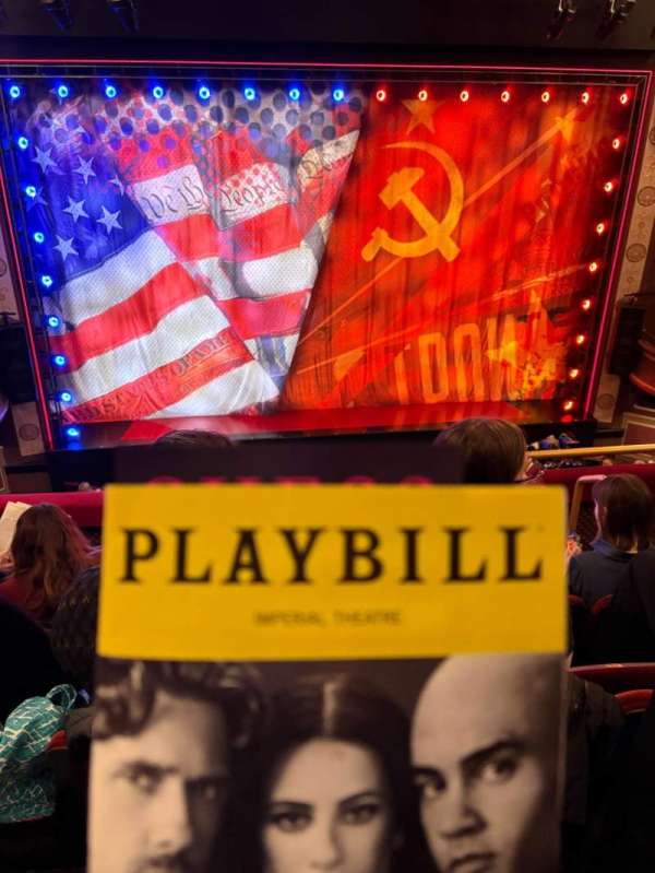Imperial Theatre, section: Rear Mezzanine C, row: E, seat: 204