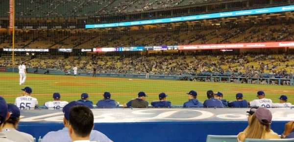 Dodger Stadium, section: 21FD, row: A, seat: 7