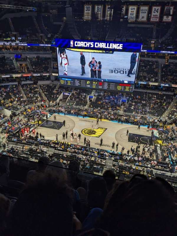 Gainbridge Fieldhouse, section: 208, row: 4, seat: 7