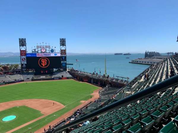 Oracle Park, section: VR313, row: 12, seat: 1