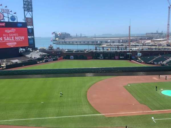 Oracle Park, section: VB325, row: A, seat: 10
