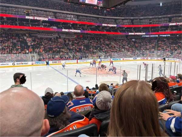 Rogers Place, section: 121, row: 12, seat: 5
