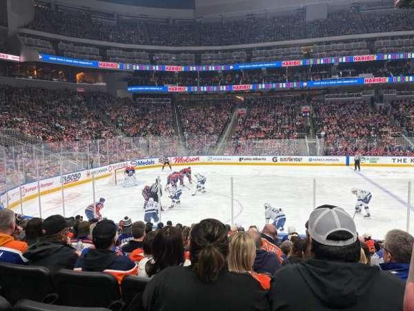Rogers Place, section: 121, row: 12, seat: 5