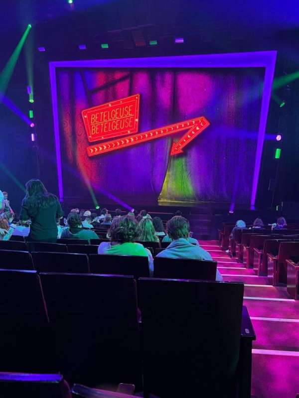 Marquis Theatre, section: Orchestra C, row: N, seat: 124