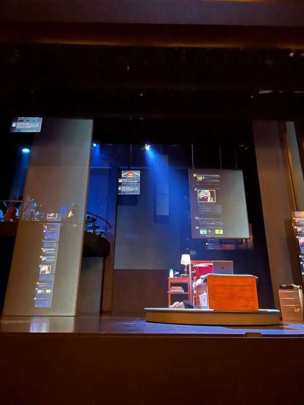 Music Box Theatre, section: Orchestra C, row: D, seat: 107