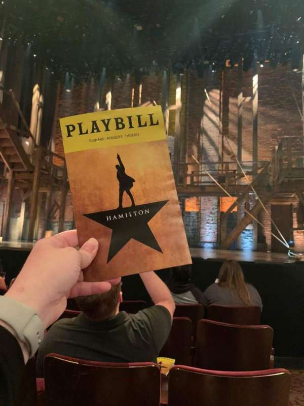 Richard Rodgers Theatre, section: Orchestra C, row: D, seat: 101