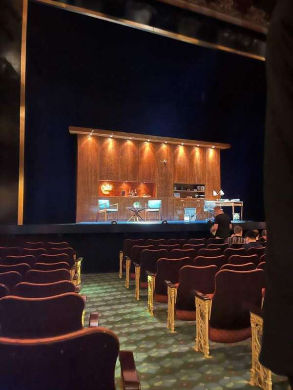 Belasco Theatre, section: Orchestra L, row: K, seat: 1