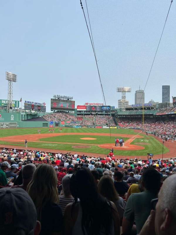 Fenway Park, section: Grandstand 23, row: 1, seat: 15