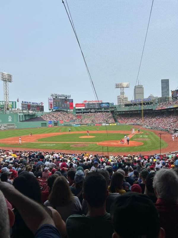 Fenway Park, section: Grandstand 23, row: 1, seat: 14