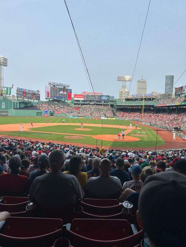 Fenway Park, section: Grandstand 23, row: 1, seat: 13