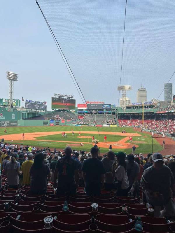 Fenway Park, section: Grandstand 23, row: 1, seat: 11