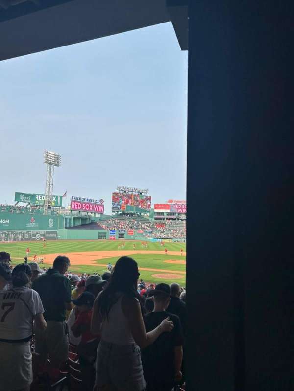 Fenway Park, section: Grandstand 23, row: 2, seat: 17