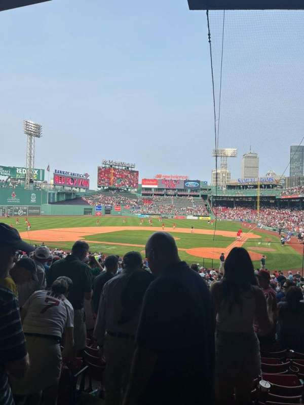 Fenway Park, section: Grandstand 23, row: 2, seat: 18