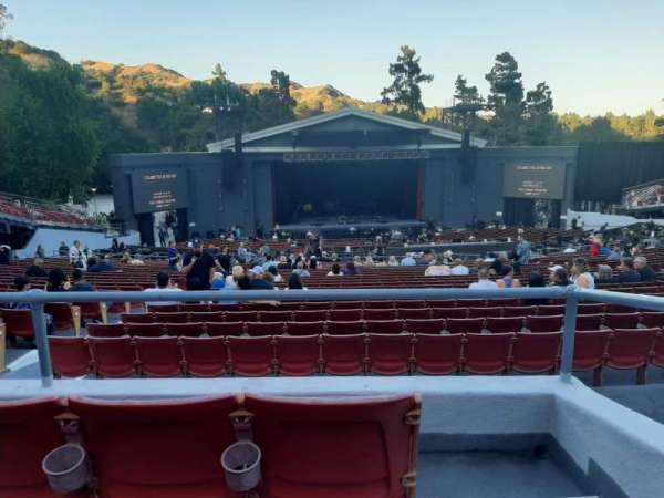 The Greek Theatre, section: C Left, row: C, seat: 1