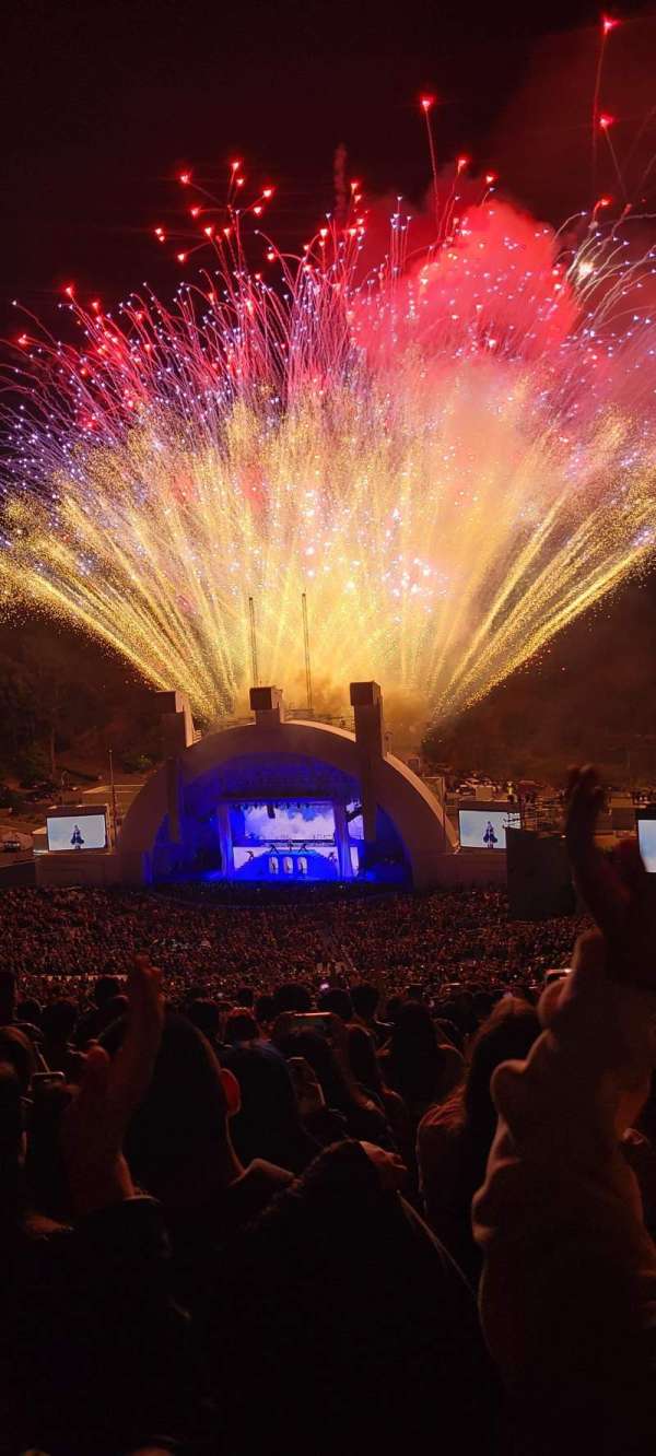 Hollywood Bowl, section: Q1, row: 18, seat: 25