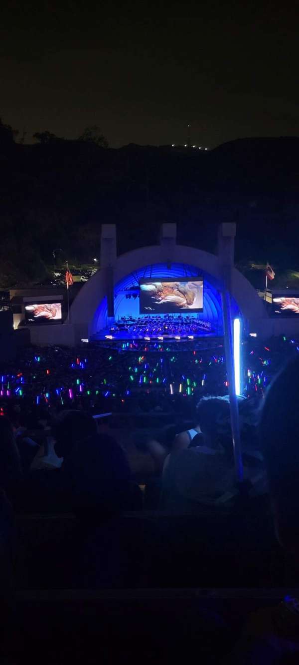 Hollywood Bowl, section: T1, row: 9, seat: 4