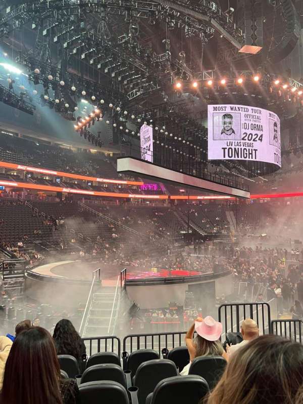 T-Mobile Arena, section: 12, row: F, seat: 9