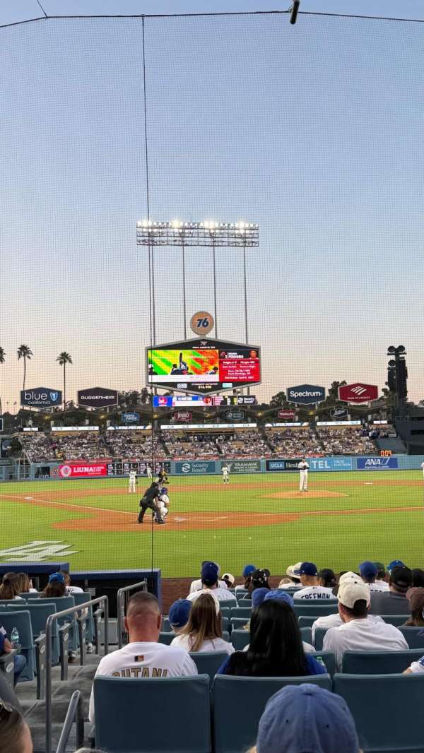 Dodger Stadium, section: 6FD, row: C, seat: 2