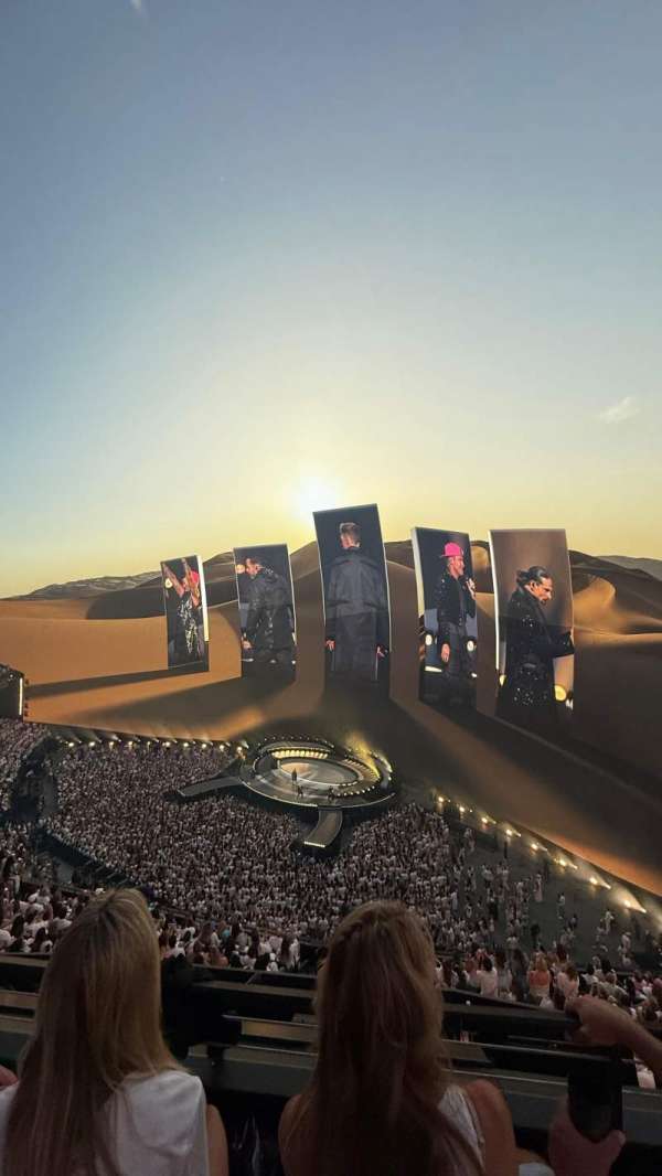 The Sphere, Vegas, section: 309, row: 2, seat: 7