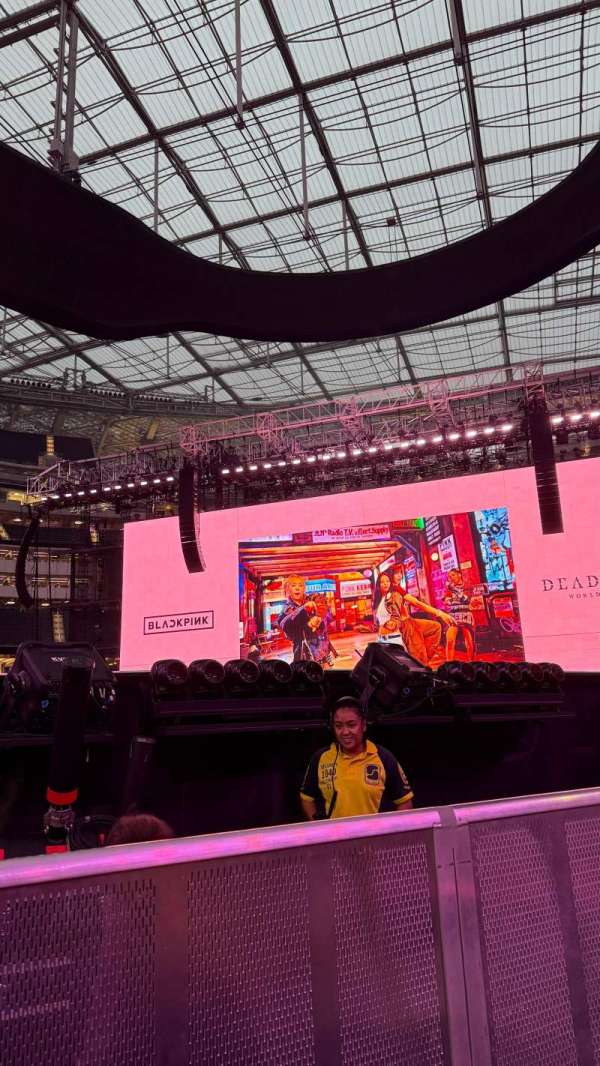 SoFi Stadium, section: Floor A4, row: 20, seat: 4