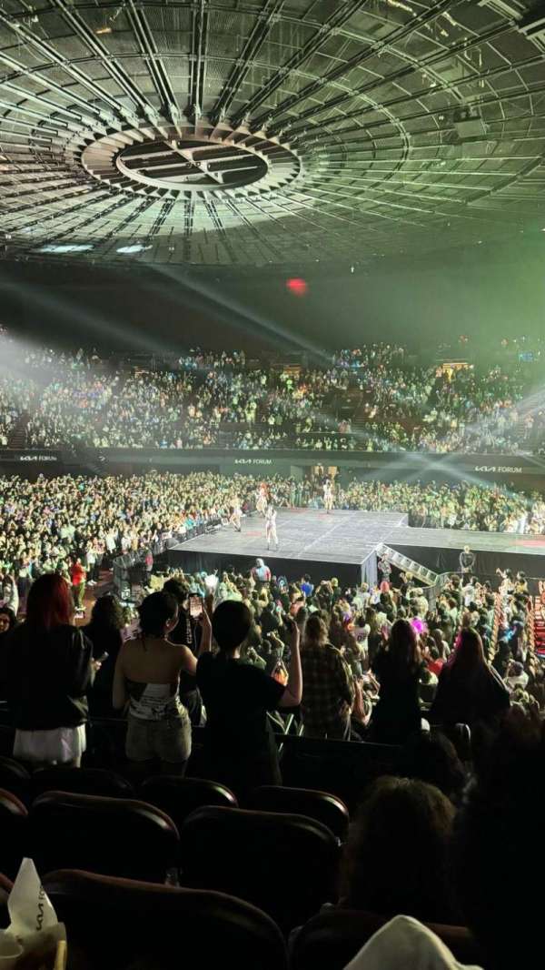 Kia Forum, section: 111, row: 10, seat: 12