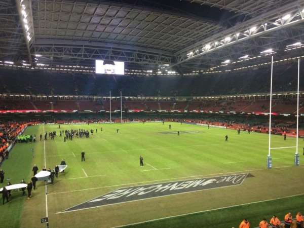 Principality Stadium, section: M1, row: 5, seat: 5