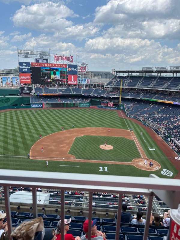 Nationals Park, section: 309, row: J, seat: 14