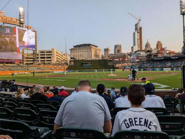Comerica Park, section: 129, row: 10, seat: 2