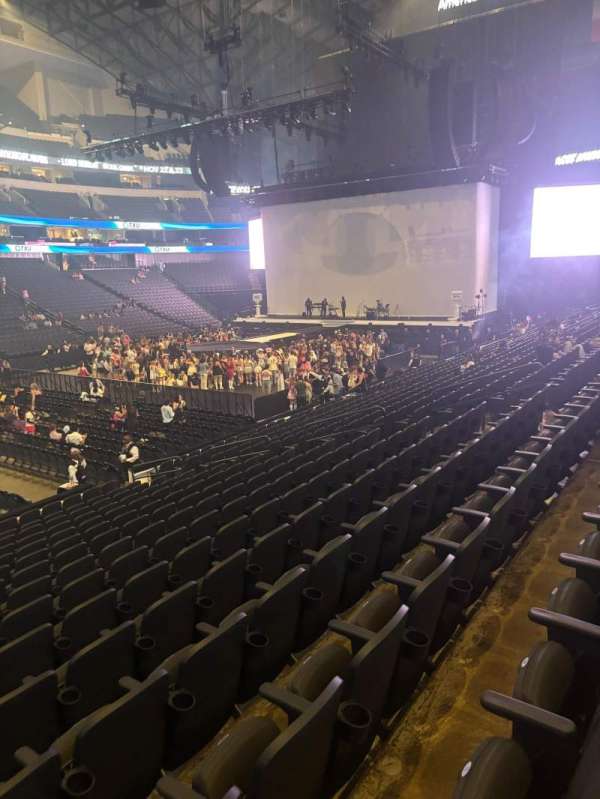 American Airlines Center, section: 108, row: P, seat: 17