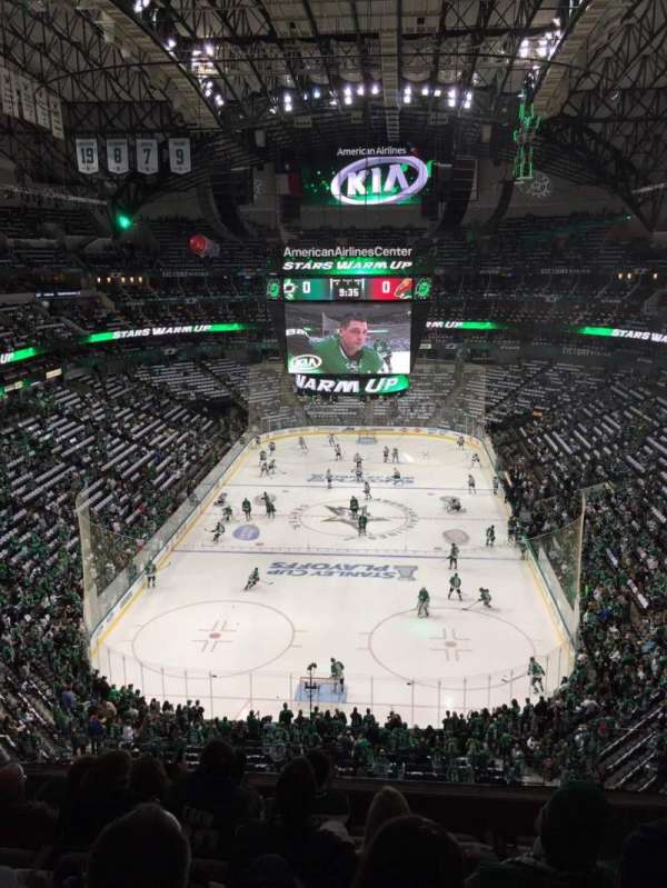 American Airlines Center, section: 301, row: B, seat: 2
