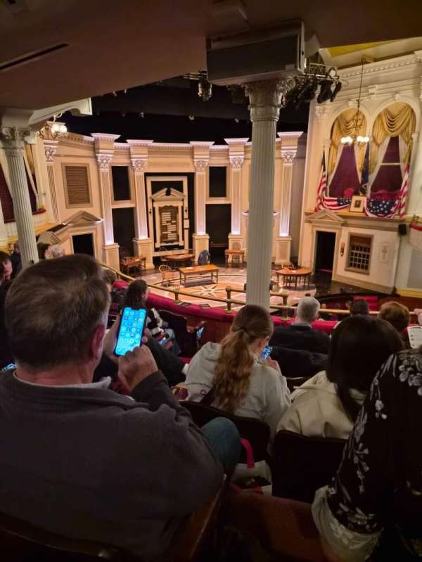 Ford's Theatre, section: Balcony L, row: F, seat: 13