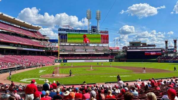 Great American Ball Park, section: 127, row: Z, seat: 11
