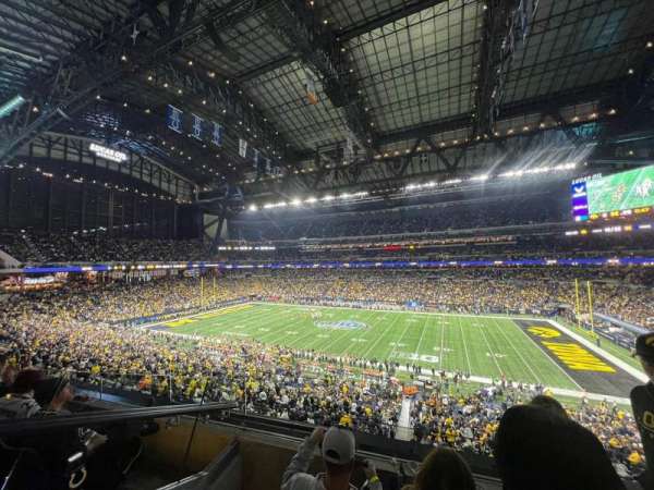 Lucas Oil Stadium, section: 337, row: 3, seat: 26