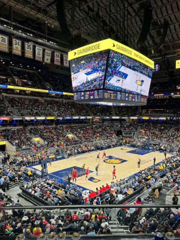 Gainbridge Fieldhouse, section: 7, row: 21, seat: 17